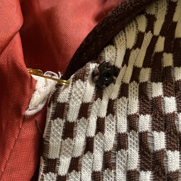 Gorgeous 60’s 70’s RARE vintage long checkered coat - Picture 15 of 15